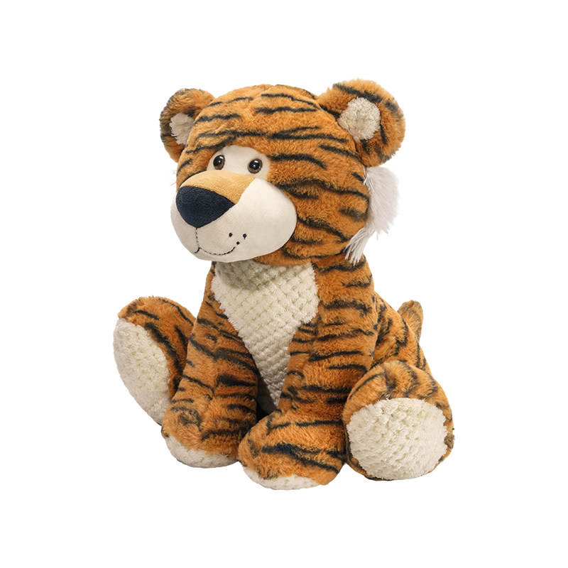 Brinquedos de pelúcia de tigre selvagem sentado