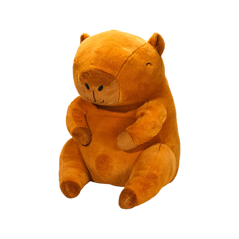 Adorável enorme brinquedo de pelúcia capivara
