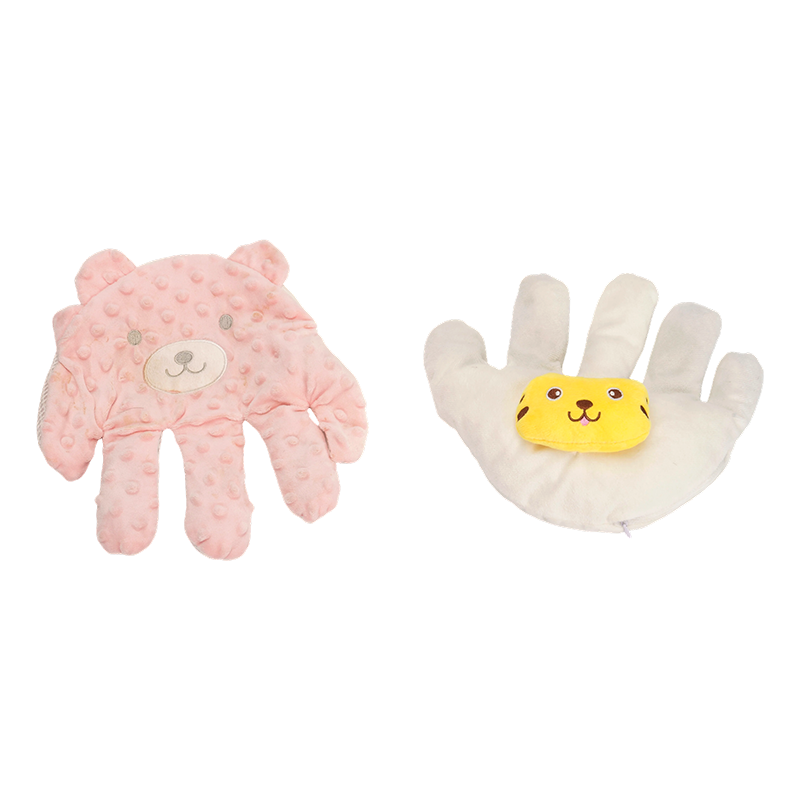 Luvas de brincar para bebê com palma de urso