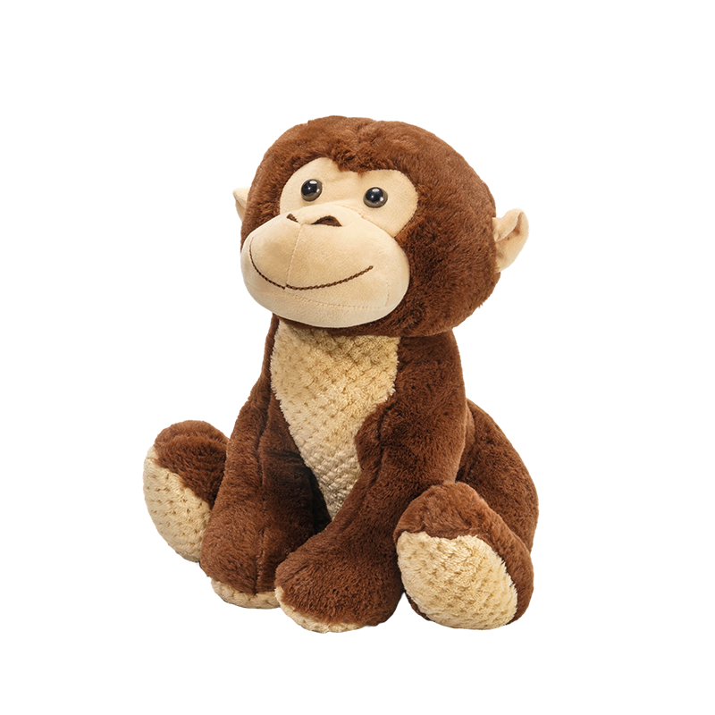 Macaco sentado em pelúcia brinquedos de pelúcia