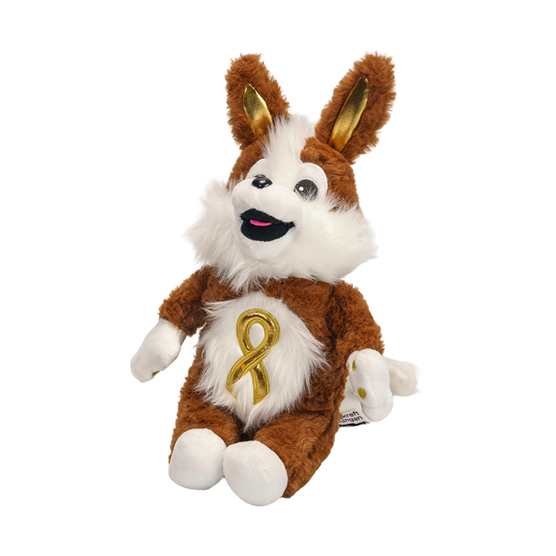 Animais selvagens de orelhas compridas sentados, coelhos, brinquedos de pelúcia Animais selvagens de orelhas compridas sentados, coelhos, brinquedos de pelúcia