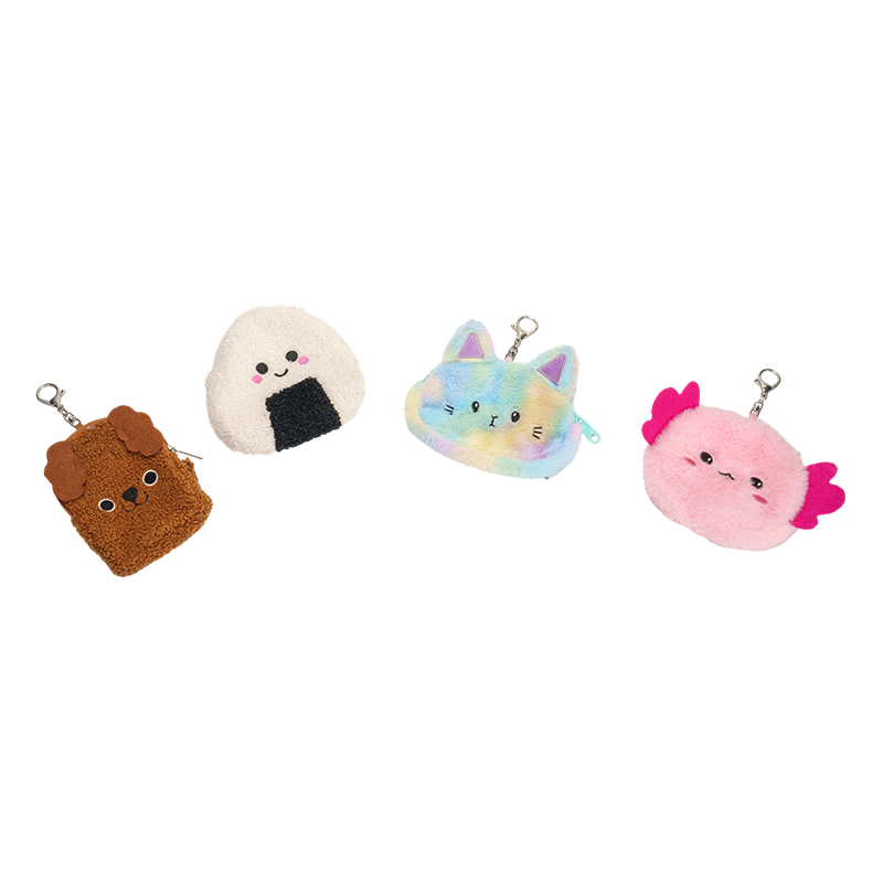 Porta-moedas felpudas Treat & Beastie
