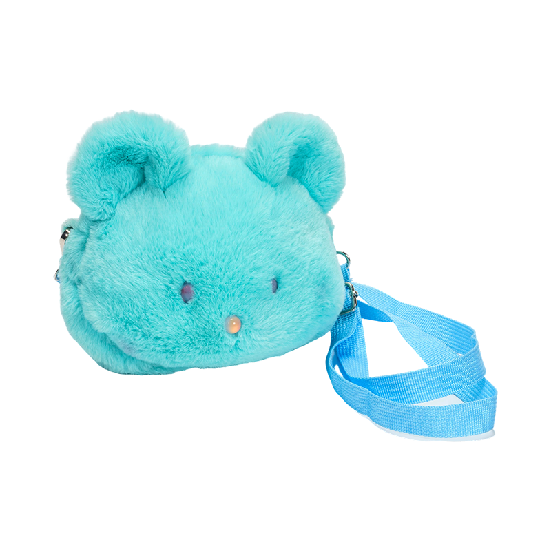 Mochila adorável de urso azul